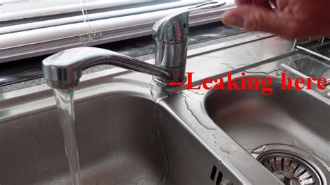 mixer tap leaking under sink|How To Fix a Leaking Mixer Tap